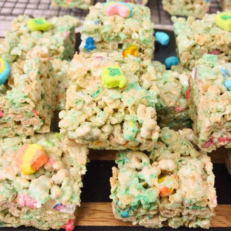 Lucky Charms Rice Krispie Treats Microwave Recipe Dinners Done Quick