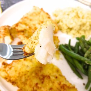 parmesan crusted cod in the air fryer recipe dinners done quick featured image