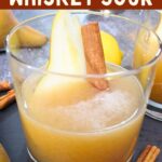 pear whiskey sour cocktail recipe dinners done quick pinterest