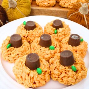 pumpkin rice krispie treats with rolo recipe dinners done quick featured image