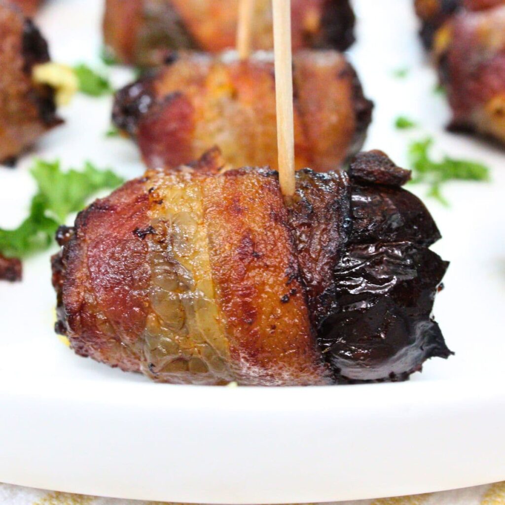 air fryer bacon wrapped dates recipe dinners done quick featured image