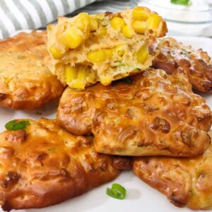 air fryer corn fritters dinners done quick featured image