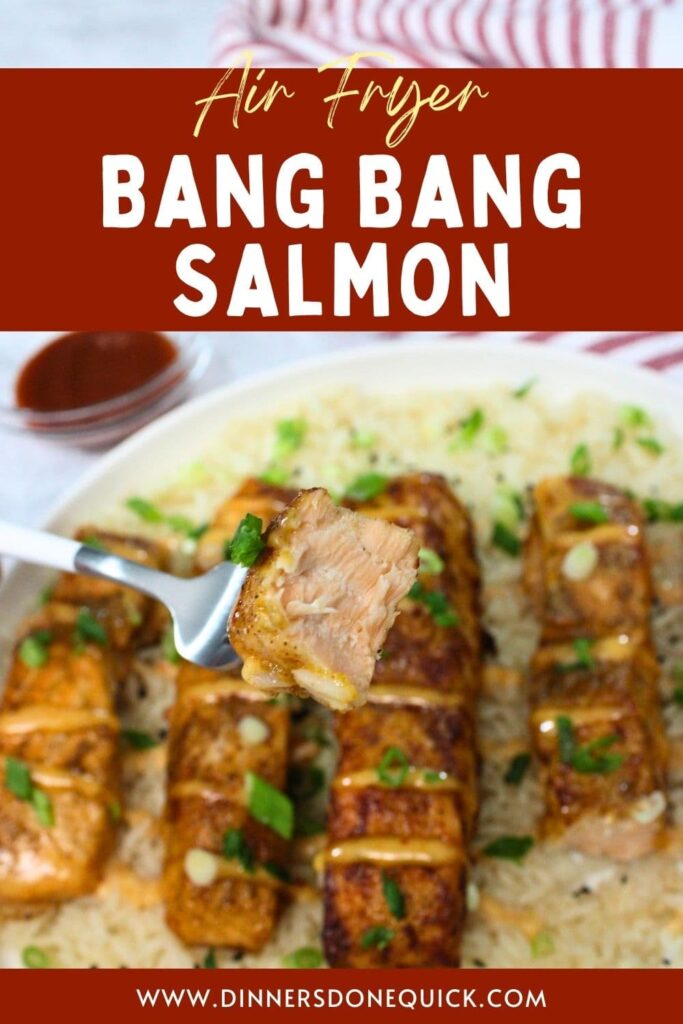 bang bang salmon air fryer recipe dinners done quick pinterest