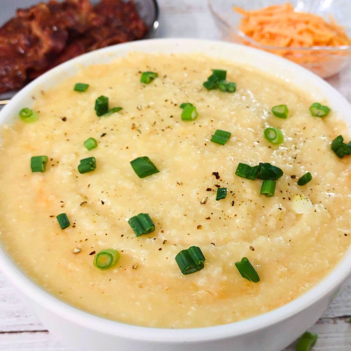 Creamy Microwave Grits with Garlic and Cheese Dinners Done Quick