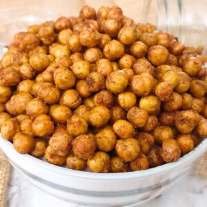 crispy air fryer chickpeas with indian seasoning dinners done quick featured image