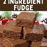 how to make 2 ingredient microwave fudge dinners done quick pinterest