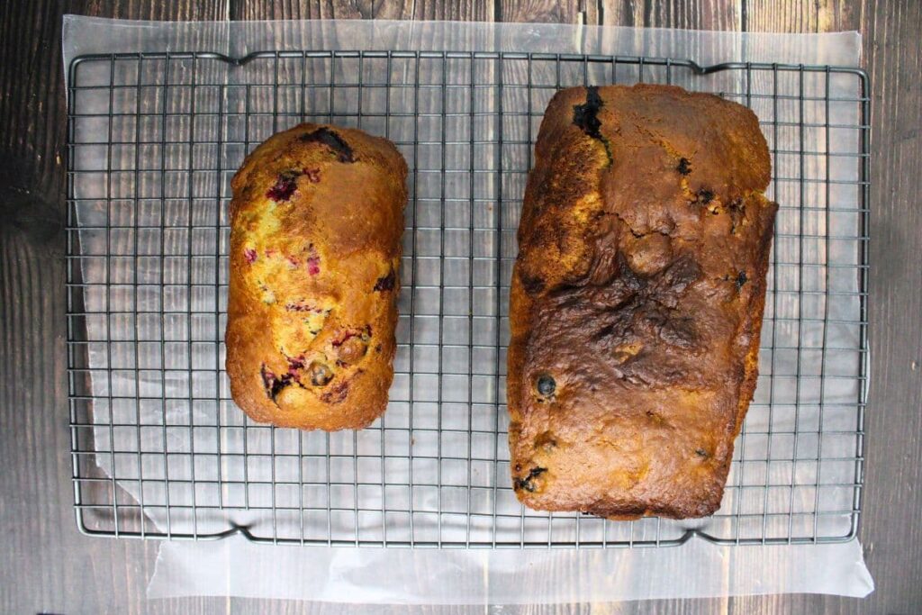 let cranberry orange bread cool on a wire rack