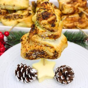 mini puff pastry christmas trees recipe dinners done quick featured image