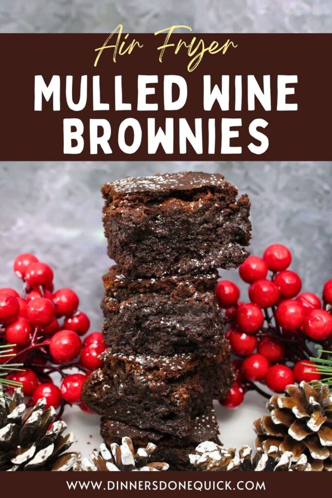 mulled wine brownies recipe dinners done quick pinterest