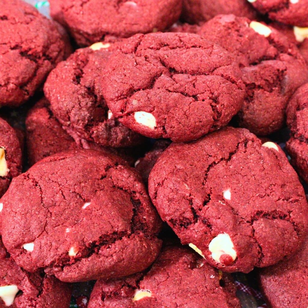 red velvet air fryer cake mix cookies recipe dinners done quick featured image