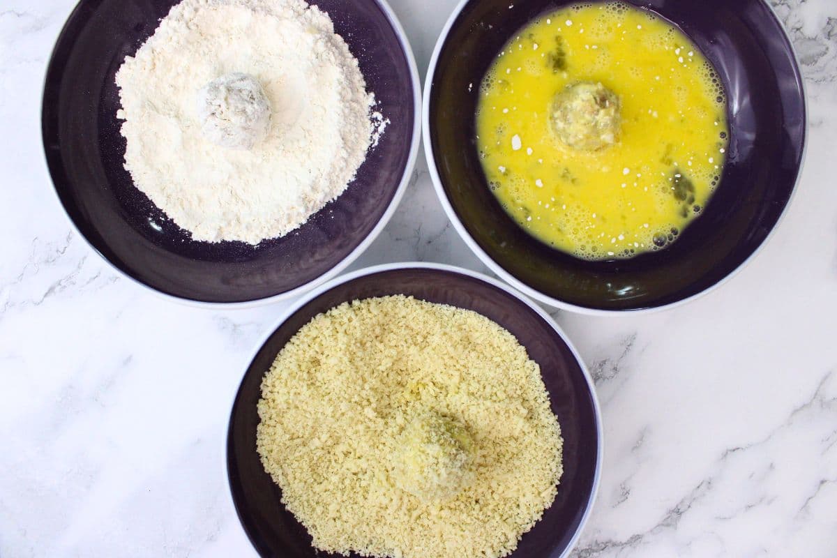 Air Fryer Sauerkraut Balls w/ Bacon Crispy Good Luck Bites Dinners Done Quick