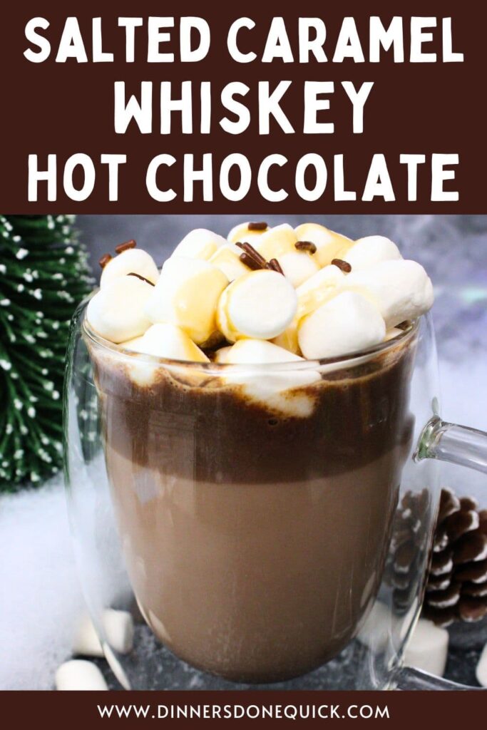 salted caramel whiskey hot chocolate recipe dinners done quick pinterest