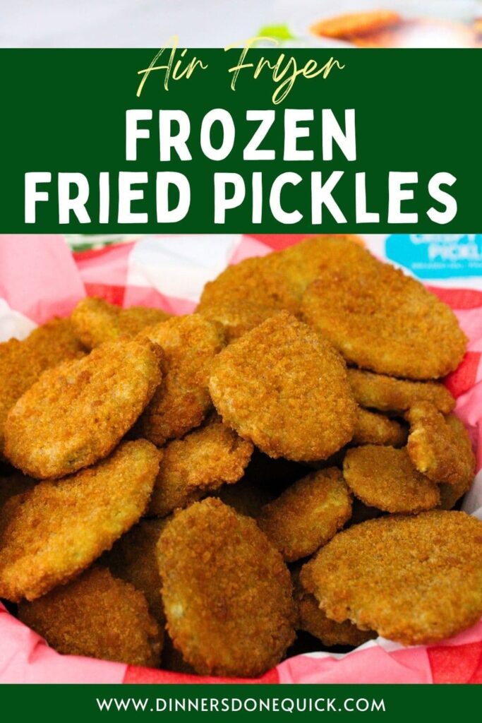 air fryer frozen fried pickles dinners done quick pinterest