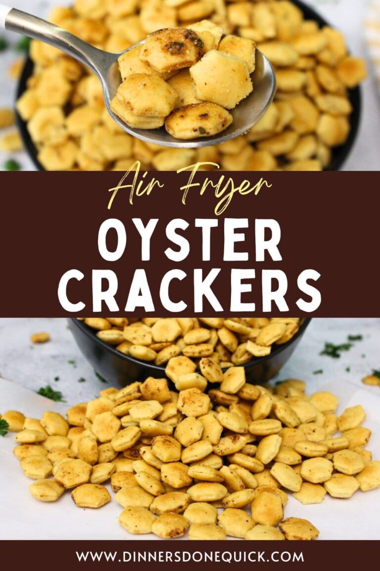 Crispy Air Fryer Oyster Crackers Just 3 Ingredients! Dinners Done Quick