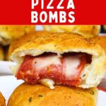 air fryer pizza bombs recipe dinners done quick pinterest