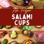 air fryer salami cups recipe dinners done quick pinterest