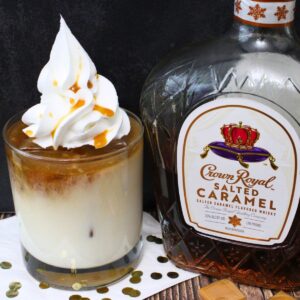 crown royal salted caramel white russian cocktail recipe dinners done quick featured image