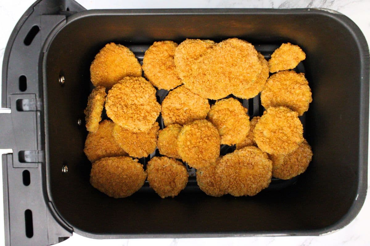 Air Fryer Frozen Fried Pickles 10 Minute Game Day App! Dinners Done