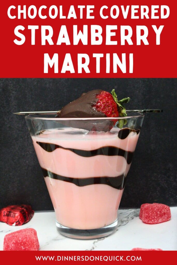 chocolate covered strawberry martini recipe dinners done quick pinterest