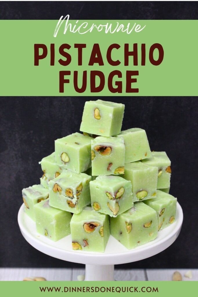 pistachio fudge recipe dinners done quick pinterest
