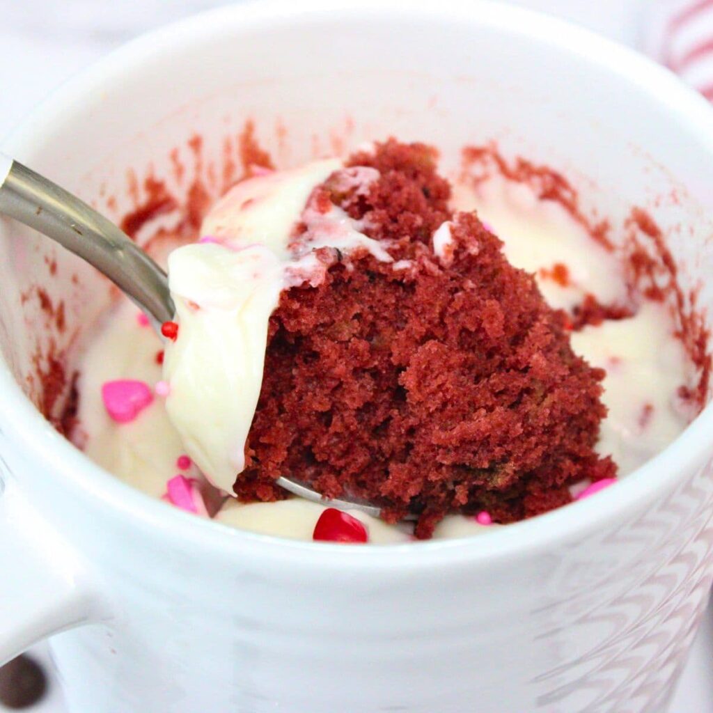 red velvet mug cake recipe dinners done quick featured image