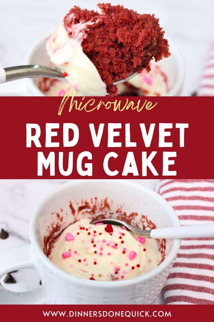 red velvet mug cake recipe dinners done quick pinterest