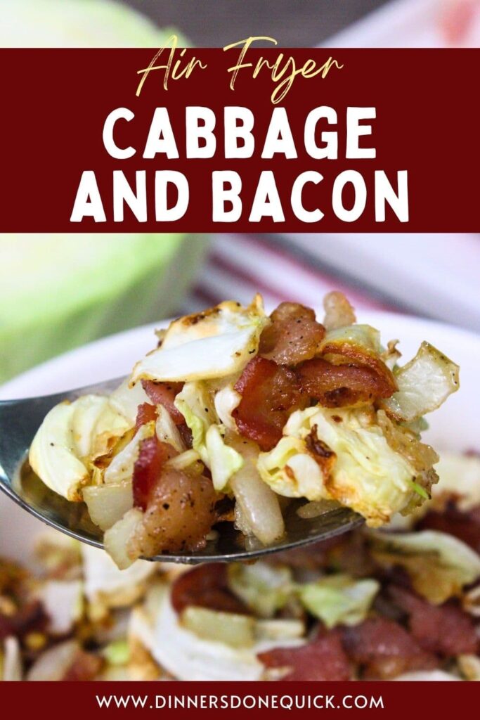 southern fried air fryer cabbage and bacon recipe dinners done quick pinterest