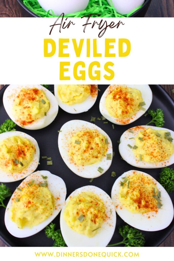 air fryer deviled eggs recipe dinners done quick pinterest