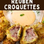 air fryer reuben croquettes recipe dinners done quick pinterest