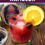 crown royal blackberry rambler cocktail dinners done quick pinterest