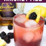 crown royal blackberry whiskey fizz cocktail dinners done quick pinterest