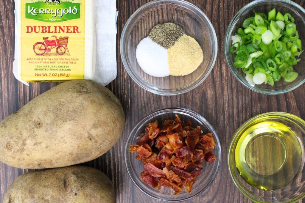 ingredients to make irish nachos in the air fryer