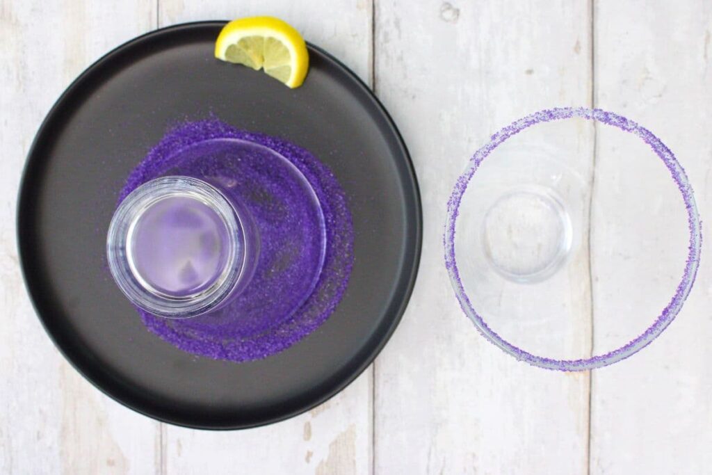 rim your martini glass with sanding sugar