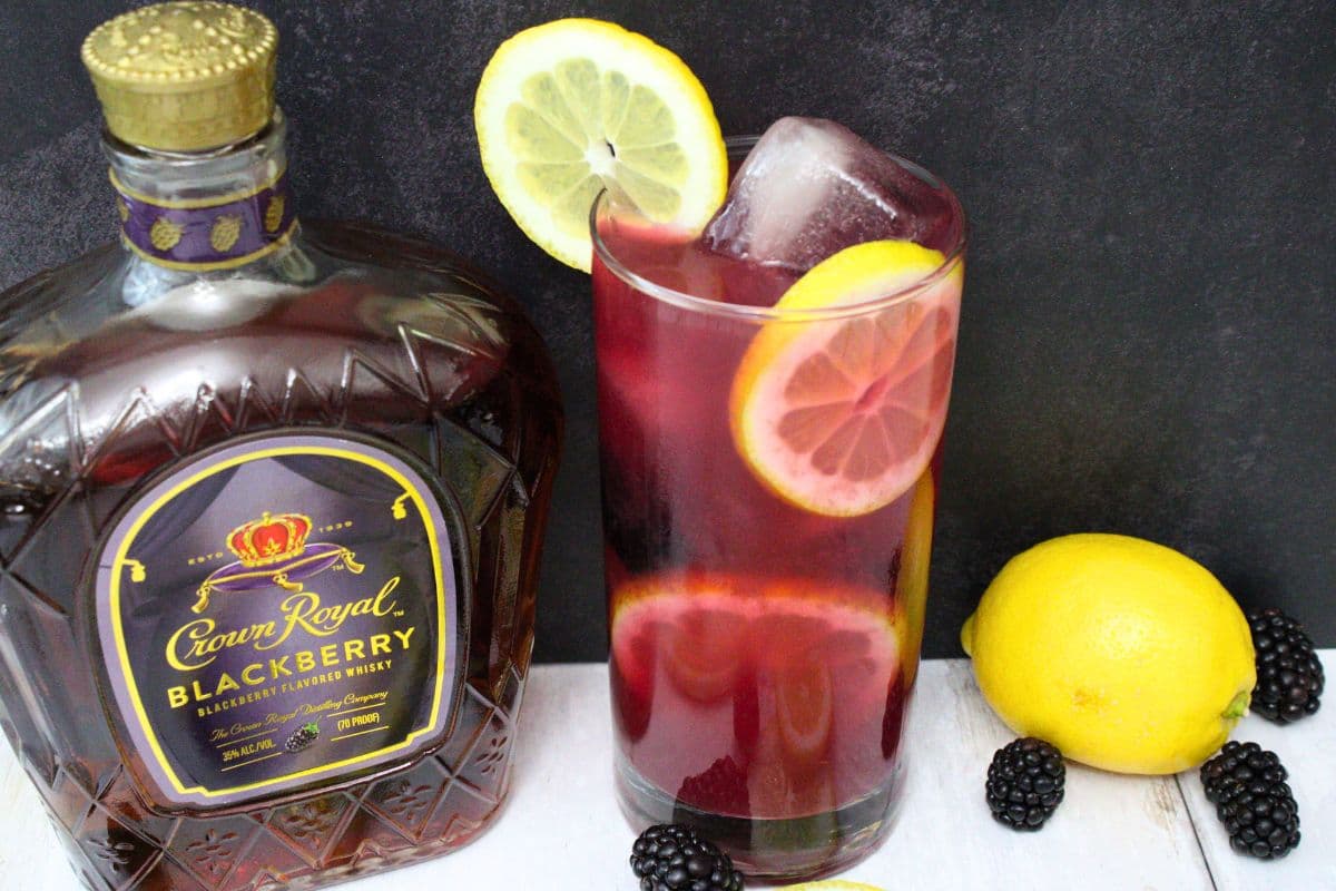 Crown Blackberry Lemonade Recipe: 2 Ingredient Cocktail - Dinners Done ...