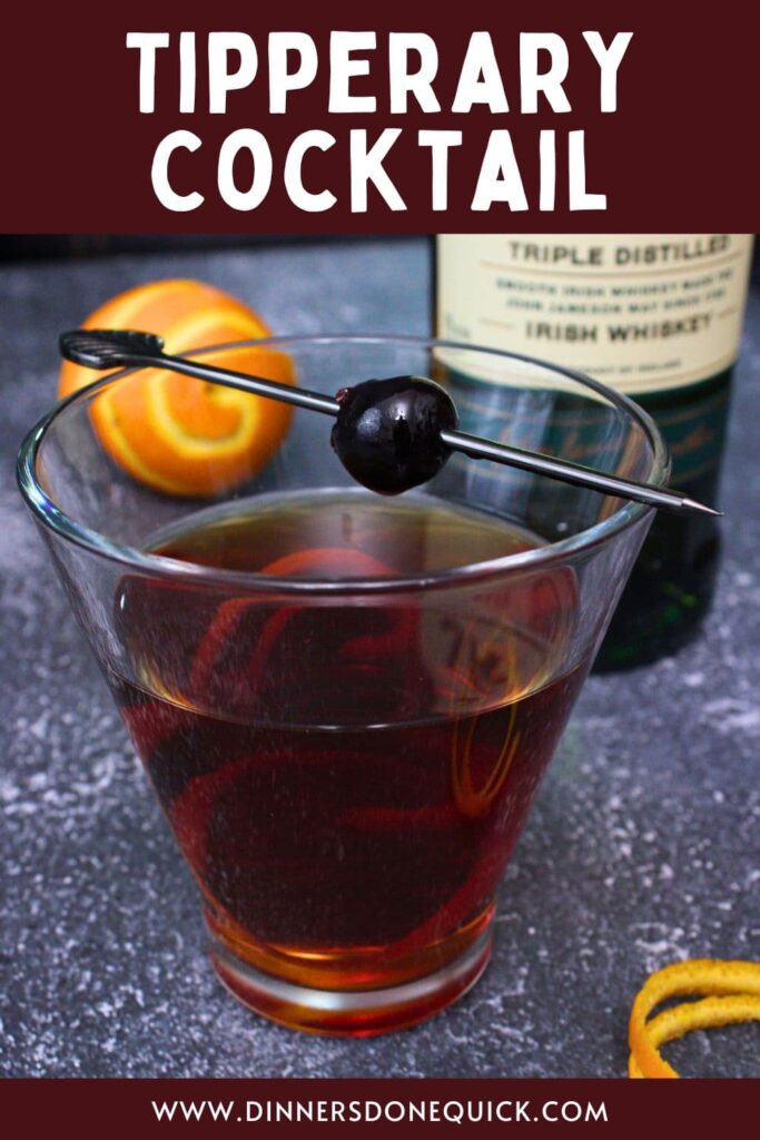 tipperary cocktail recipe dinners done quick pinterest