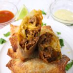 air fryer taco egg rolls recipe dinners done quick featured image