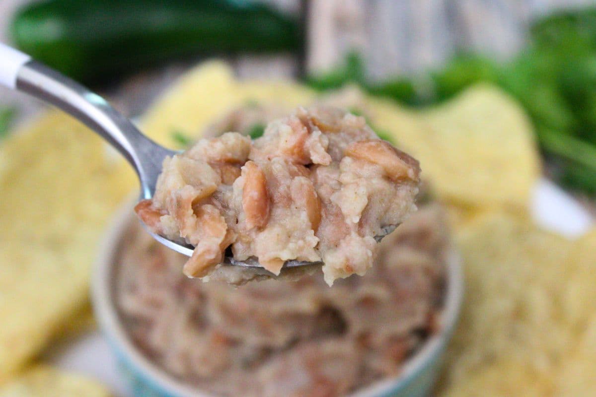 Microwave Refried Beans Easy Mexican Style Side Dish! Dinners Done Quick