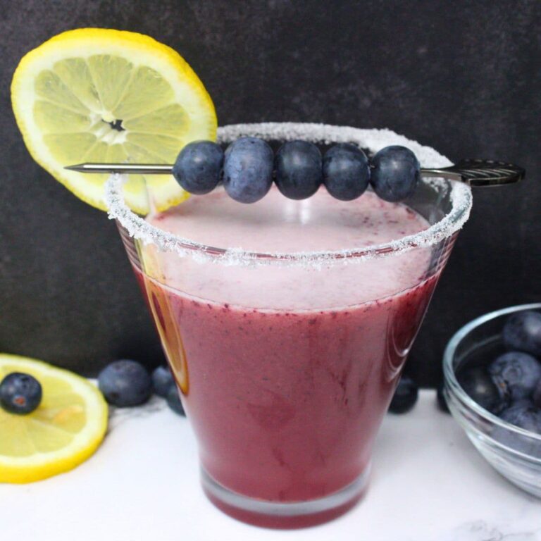 blueberry lemon drop martini cocktail recipe dinners done quick featured image