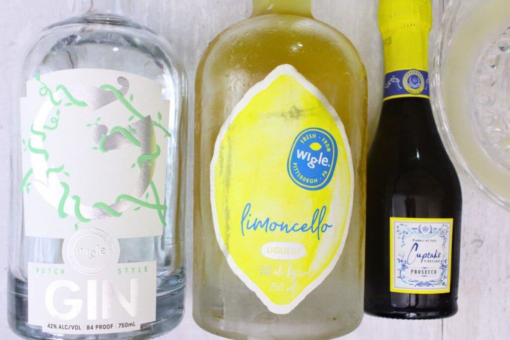 ingredients to make limoncello french 75