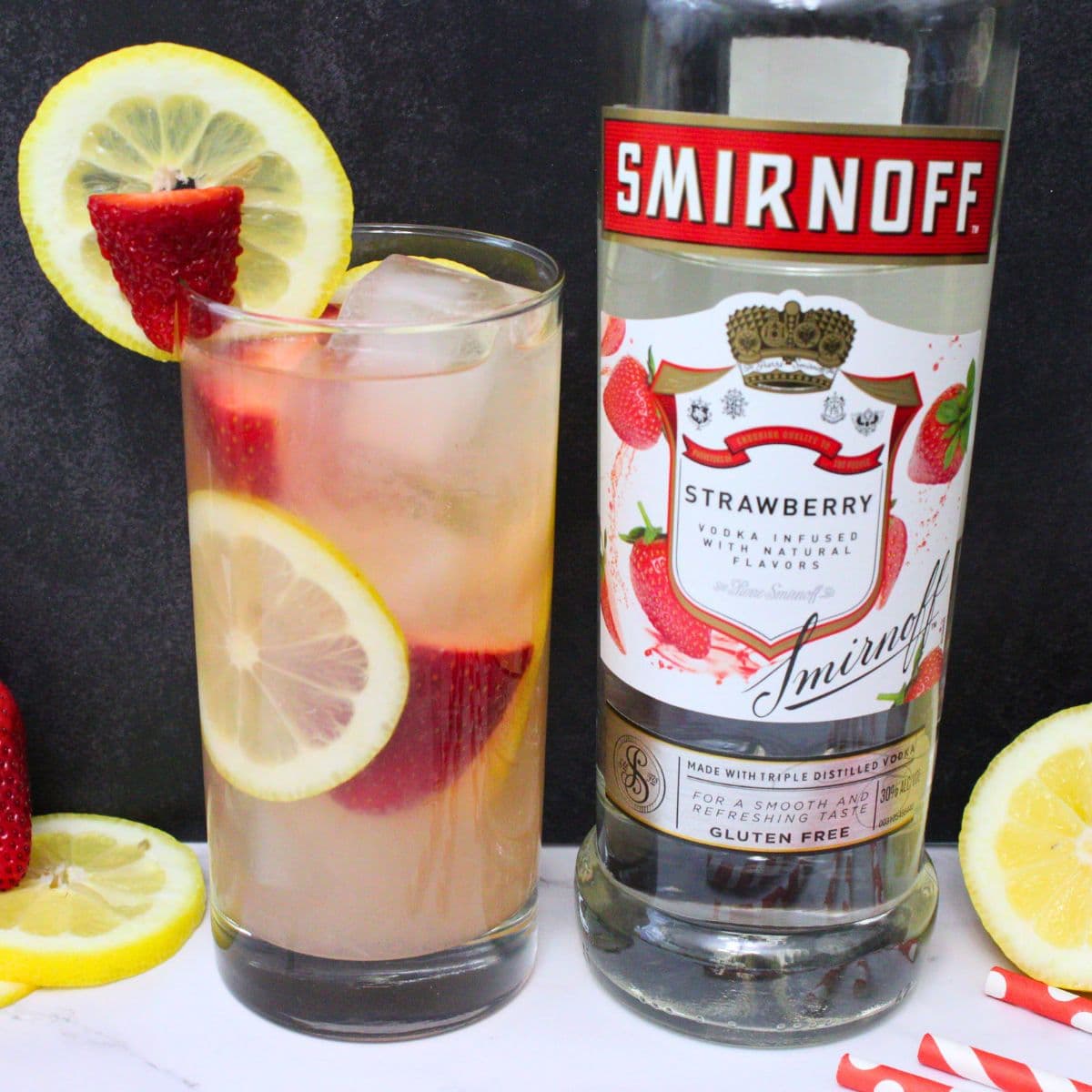 strawberry vodka lemonade cocktail recipe dinners done quick featured image