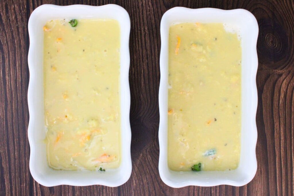 add chicken stock soup over your chicken and vegetables