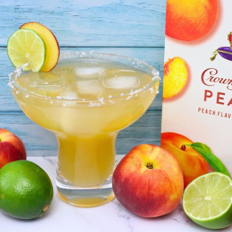 crown royal peach margarita cocktail recipe dinners done quick featured image