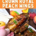 crown royal peach wings air fryer recipe dinners done quick pinterest