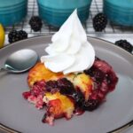 homemade air fryer blackberry cobbler recipe dinners done quick featured image