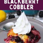 homemade air fryer blackberry cobbler recipe dinners done quick pinterest