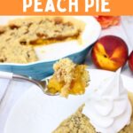microwave peach pie recipe dinners done quick pinterest