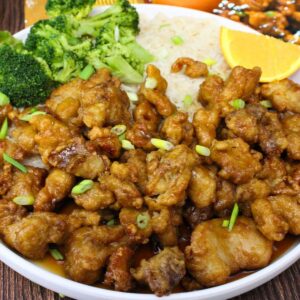 trader joes orange chicken in the air fryer recipe dinners done quick featured image