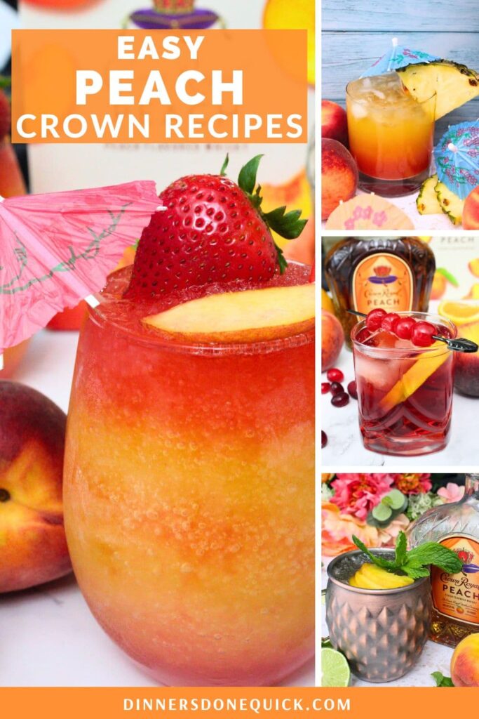 easy crown royal peach cocktail recipes dinners done quick pinterest