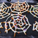 chocolate spider web pretzels recipe dinners done quick featured image