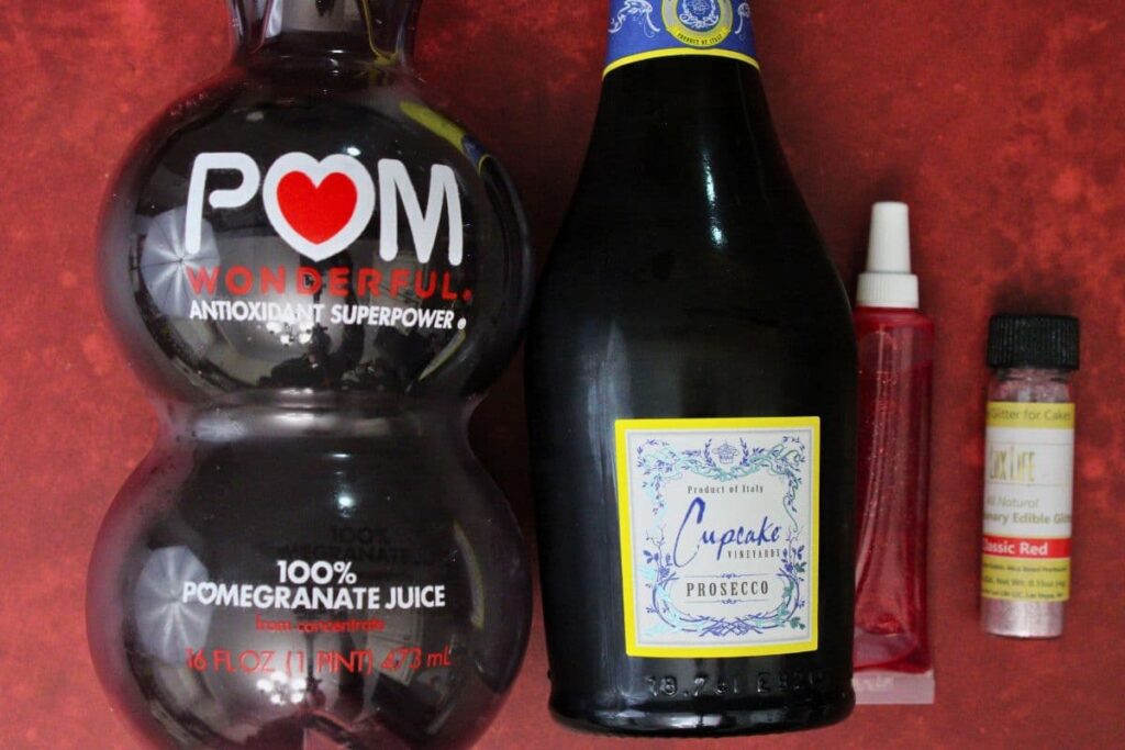 ingredients to make vampire mimosa